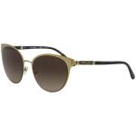 Tory Burch Women's TY6058 TY/6058 Fashion Cat Eye Sunglasses - Gold/Brown Gradient   3240/13 - Lens 55 Bridge 19 B 49 ED 57.6 Temple 135mm