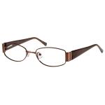 Bocci Women's Eyeglasses 349 Full Rim Optical Frame - Brown   02 - Lens 50 Bridge 18 Temple 140mm