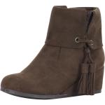 Sugar Little/Big Girl's BonBon Wedge Heel Ankle Boots Shoes - Chocolate - 1 M US Little Kid