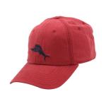 Tommy Bahama Men's Strapback Cross Stitch Baseball Cap Hat - Brick - One Size Fits Most
