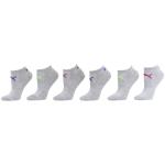 Puma Women's 6 Pack Superlite No Show Athletic Socks Sz: 9 11 Fits 5 9.5 - Grey/Pink - 9 11 Fits 5 9.5