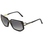 Cazal Legends Men's 9066 Fashion Square Sunglasses - Matte Black Gold/Grey Gradient   002SG - Lens 62 Bridge 15 Temple 140mm