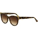 Thierry Lasry Women's Epiphany Cat Eye Fashion Sunglasses - Tortoise Gold/Brown Gradient   724 - Lens 55 Bridge 17 Temple 140mm