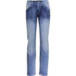 Buffalo By David Bitton Men's King X Zip Fly Slim Boot Stretch Jeans - Contrasted Light Blue Indigo - 33x32