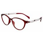 Line Art Women's Eyeglasses XL2094 XL/2094 Full Rim Titanium Optical Frame - Red   RE - Lens 51 Bridge 15 Temple 135mm