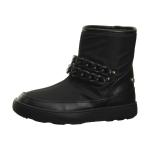 Love Moschino Women's Chain Accent Ankle Boots Shoes - Black - 6 B(M) US/36 M EU