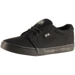 Harley Davidson Men's Ellis Canvas Sneakers Shoes - Black/Black - 8 D(M) US
