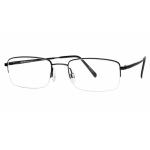 Aristar By Charmant Men's Eyeglasses AR6768 AR/6768 Half Rim Optical Frame - Black - Lens 50 Bridge 19 Temple 140mm