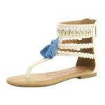 Jessica Simpson Little/Big Girl's Kristen Gladiator Sandals Shoes - White - 3 M US Little Kid