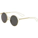 Yaaas! Women's 6642 Fashion Round Sunglasses - Gold/Gray   C - Lens 51 Bridge 19 Temple 140mm