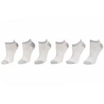 Skechers Women's 6 Pairs Lightweight Low Cut Socks - White/Grey - 9 11 Fits 5 9.5