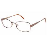 Aristar By Charmant Women's Eyeglasses AR16334 AR/16334 Full Rim Optical Frame - Brown - Lens 52 Bridge 17 Temple 135mm