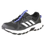 Adidas Men's Rockadia Trail Running Sneakers Shoes - Carbon/White/Hi Res Blue - 10.5 D(M) US