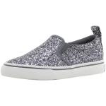 Polo Ralph Lauren Little/Big Girl's Carlee Twin Gore Glitter Loafers Shoes - Silver - 1 M US Little Kid