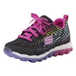Skechers Little/Big Girl's Skech Air Jumparound Memory Foam Sneakers Shoes - Black/Multi - 1 M US Little Kid