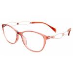 Charmant Line Art Women's Eyeglasses XL2102 XL/2102 Full Rim Optical Frame - Brown Pink   BP - Lens 51 Bridge 15 Temple 135mm