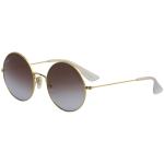 Ray Ban Women's Ja Jo RB3592 RB/3592 RayBan Fashion Round Sunglasses - Gold/Violet Blue Gradient   001/I8 - Lens 55 Bridge 20 Temple 145mm
