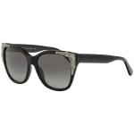 Coach Women's HC8244 HC/8244 Fashion Square Sunglasses - Solid Black/Grey Gradient   500211 - Lens 56 Bridge 17 Temple 140mm