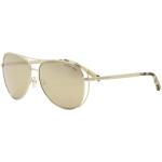 Michael Kors Women's Lai MK1024 MK/1024 Pilot Sunglasses - Silver Gold Snow Leopard/Bronze Mirror   11765A - Lens 58 Bridge 13 Temple 135mm