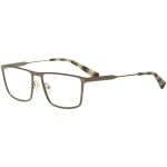 Armani Exchange Men's Eyeglasses AX1022 AX/1022 Full Rim Optical Frame - Matte Gunmetal/Black Havana   6088 - Lens 55 Bridge 17 Temple 140mm