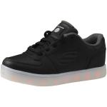 Skechers Little/Big Boy's S Lights Energy Lights Elate Light Up Sneakers Shoes - Black - 4 M US Big Kid