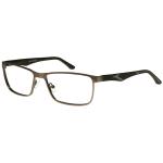 Bocci Men's Eyeglasses 382 Full Rim Optical Frame - Gunmetal   05 - Lens 55 Bridge 17 Temple 140mm