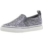 Polo Ralph Lauren Little/Big Girl's Carlee Twin Gore Glitter Loafers Shoes - Pewter - 2 M US Little Kid