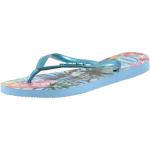 Havaianas Women's Slim Tropical Flip Flops Sandals Shoes - Blue Splash - 6 B(M) US