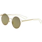 Yaaas! Women's 6642 Fashion Round Sunglasses - Gold/Gold Mirror   D - Lens 51 Bridge 19 Temple 140mm