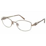 Aristar by Charmant Women's Eyeglasses AR16369 AR/16369 Full Rim Optical Frame - Brown   535 - Lens 47 Bridge 16 Lens 130mm