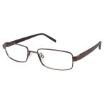 Aristar By Charmant Men's Eyeglasses AR16222 AR/16222 Full Rim Optical Frame - Brown - Lens 54 Bridge 18 Temple 145mm