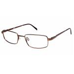 Aristar By Charmant Men's Eyeglasses AR16204 AR/16204 Full Rim Optical Frame - Brown - Lens 53 Bridge 18 Temple 140mm