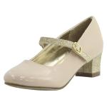 Nine West Little/Big Girl's Patrece Mary Janes Shoes - Beige - 13.5 M US Little Kid