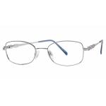 Aristar By Charmant Women's Eyeglasses AR6890 AR/6890 Full Rim Optical Frame - Blue - Lens 54 Bridge 18 Temple 135mm