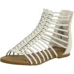Mia Kids Little/Big Girl's Darla Caged Gladiator Sandals Shoes - White - 12 M US Little Kid