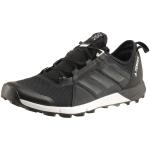 Adidas Men's Terrex Agravic Speed Trail Running Sneakers Shoes - Black/Black/White - 9.5 D(M) US