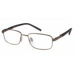 Aristar By Charmant Men's Eyeglasses AR16236 AR/16236 Full Rim Optical Frame - Brown - Lens 52 Bridge 17 Temple 140mm