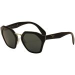 Prada Women's PR 04TS PR 04/TS Fashion Sunglasses -  Black Gold/Grey    1AB1A1 -  Lens 55 Bridge 23 Temple 140mm