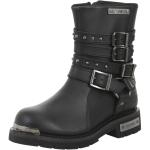 Harley Davidson Women's Eddington Motorcycle Boots Shoes - Black - 9.5 B(M) US