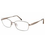 Aristar by Charmant Women's Eyeglasses AR16377 AR/16377 Full Rim Optical Frame - Light Brown   573 - Lens 54 Bridge 16 Temple 135mm