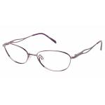 Aristar By Charmant Women's Eyeglasses AR16346 AR/16346 Full Rim Optical Frame - Purple - Lens 54 Bridge 17 Temple 135mm