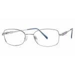Aristar By Charmant Women's Eyeglasses AR6890 AR/6890 Full Rim Optical Frame - Blue - Lens 50 Bridge 18 Temple 130mm