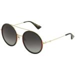 Gucci Women's GG0061S GG/0061/S Round Sunglasses - Gold Green Red/Green Gradient   003 - Lens 56 Bridge 22 Temple 140mm
