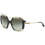 Tory Burch Women's TY6059 TY/6059 Fashion Square Sunglasses - Gold Garden Dark Green/Green Gradient   3250/8E - Lens 54 Bridge 20 B 51 ED 56.3 Temple 140mm