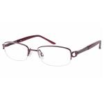 Aristar By Charmant Women's Eyeglasses AR16364 AR/16364 Half Rim Optical Frame - Red - Lens 48 Bridge 17 Temple 130mm