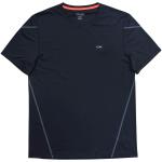 Calvin Klein Men's Adaptive Taped Striped Performance Short Sleeve Shirt - Black - Large