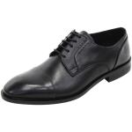 Bacco Bucci Men's Nacho Leather Lace Up Oxfords Shoes - Black - 9.5 D(M) US