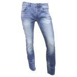 Buffalo By David Bitton Men's Super Max X Super Skinny Stretch Jeans - Veined & Crinkled Indigo - 36x30