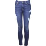 7 For All Mankind Women's (B)Air Denim Ankle Skinny With Destroy Cropped Jeans - Duchess - 30 (9/10)