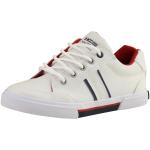 Nautica Little/Big Boy's Hull Sneakers Shoes - White PU - 4 M US Big Kid